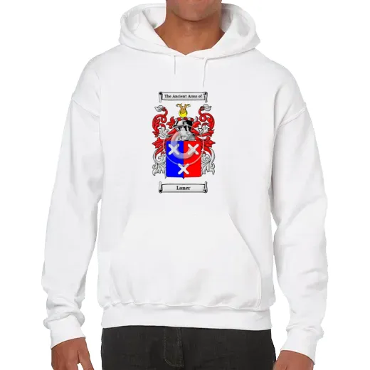 Laner Unisex Coat of Arms Hooded Sweatshirt
