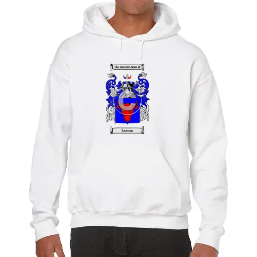 Larson Unisex Coat of Arms Hooded Sweatshirt