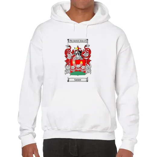 Lasser Unisex Coat of Arms Hooded Sweatshirt