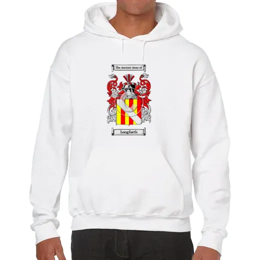 Longforth Unisex Coat of Arms Hooded Sweatshirt