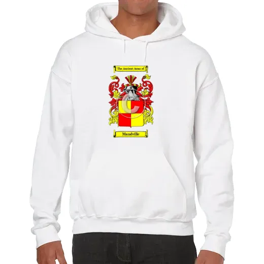 Mandville Unisex Coat of Arms Hooded Sweatshirt