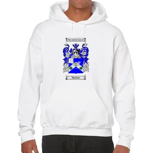 Mariton Unisex Coat of Arms Hooded Sweatshirt