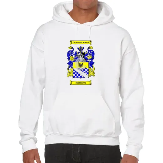 Matteotti Unisex Coat of Arms Hooded Sweatshirt