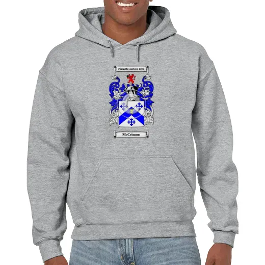 McCrimon Grey Unisex Coat of Arms Hooded Sweatshirt