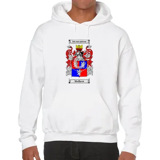 Medlycot Unisex Coat of Arms Hooded Sweatshirt