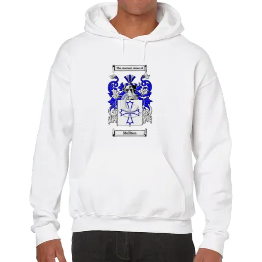 Mellton Unisex Coat of Arms Hooded Sweatshirt