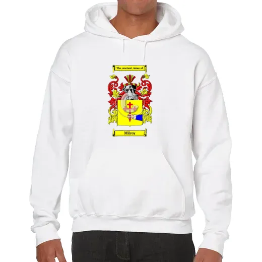 Milroy Unisex Coat of Arms Hooded Sweatshirt