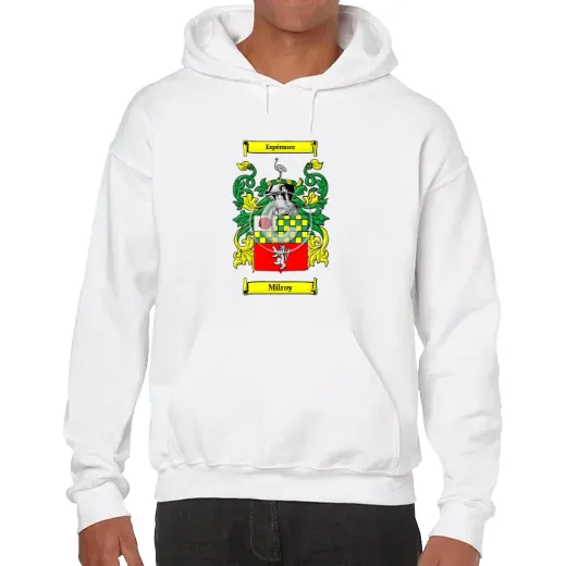 Milroy Unisex Coat of Arms Hooded Sweatshirt