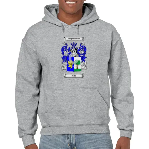Mire Grey Unisex Coat of Arms Hooded Sweatshirt