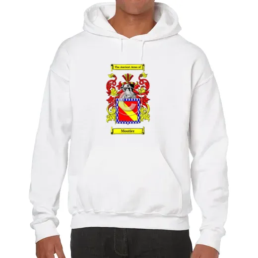 Moutier Unisex Coat of Arms Hooded Sweatshirt