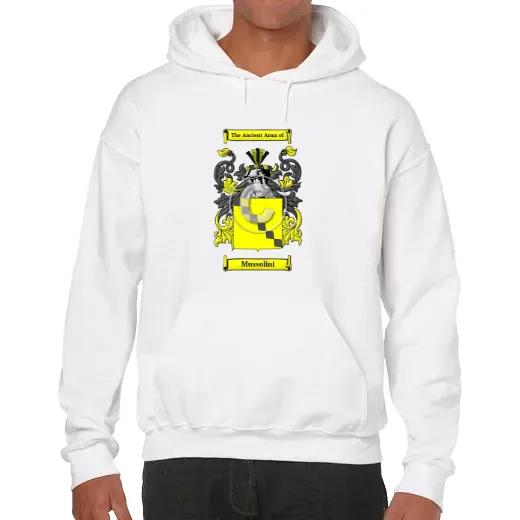 Mussolini Unisex Coat of Arms Hooded Sweatshirt
