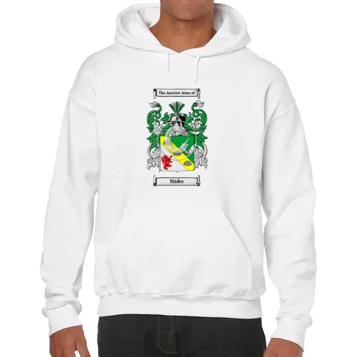 Näder Unisex Coat of Arms Hooded Sweatshirt