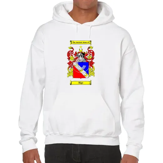 Nige Unisex Coat of Arms Hooded Sweatshirt