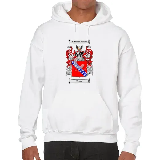 Nyvett Unisex Coat of Arms Hooded Sweatshirt