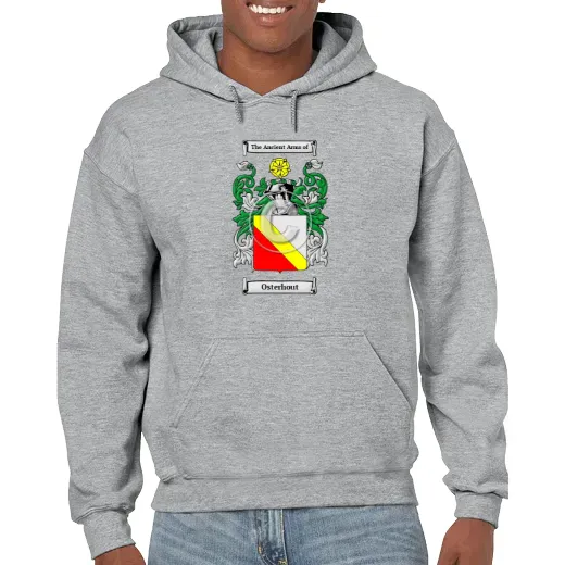 Osterhout Grey Unisex Coat of Arms Hooded Sweatshirt