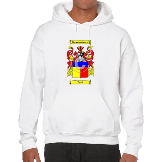 Patti Unisex Coat of Arms Hooded Sweatshirt