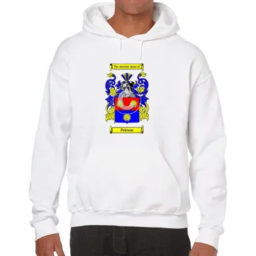 Peirson Unisex Coat of Arms Hooded Sweatshirt