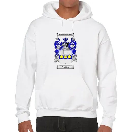 Peletiere Unisex Coat of Arms Hooded Sweatshirt