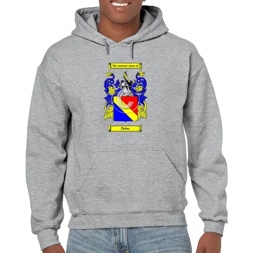 Peter Grey Unisex Coat of Arms Hooded Sweatshirt