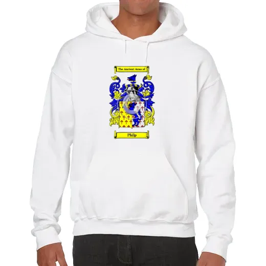 Philp Unisex Coat of Arms Hooded Sweatshirt