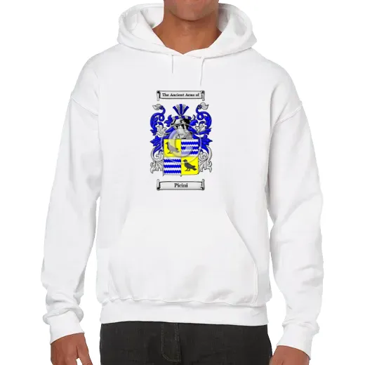 Picini Unisex Coat of Arms Hooded Sweatshirt