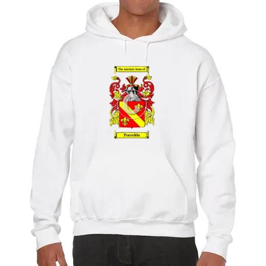 Porceddu Unisex Coat of Arms Hooded Sweatshirt