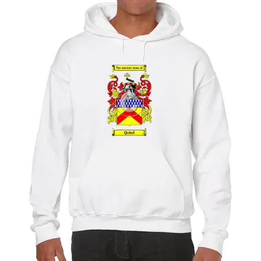 Quind Unisex Coat of Arms Hooded Sweatshirt