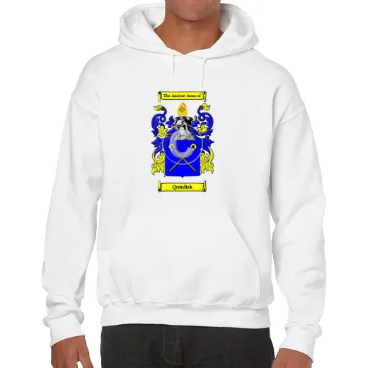 Quinlisk Unisex Coat of Arms Hooded Sweatshirt