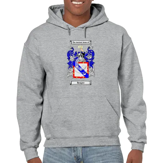 Reaper Grey Unisex Coat of Arms Hooded Sweatshirt