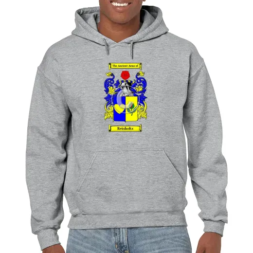 Reinholtz Grey Unisex Coat of Arms Hooded Sweatshirt