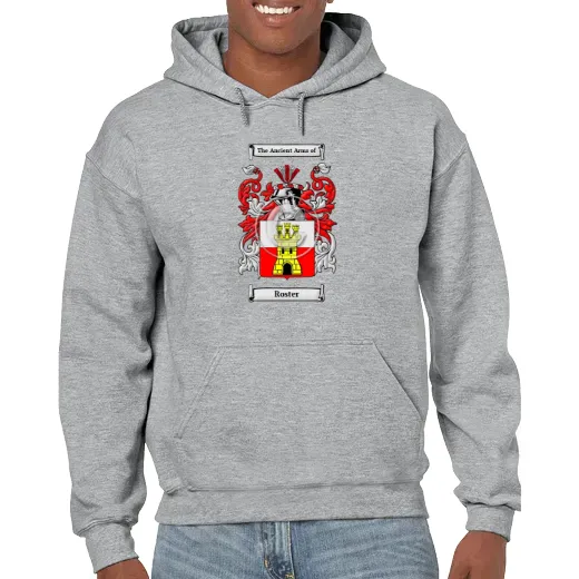 Roster Grey Unisex Coat of Arms Hooded Sweatshirt
