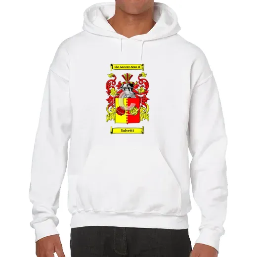 Salvetti Unisex Coat of Arms Hooded Sweatshirt