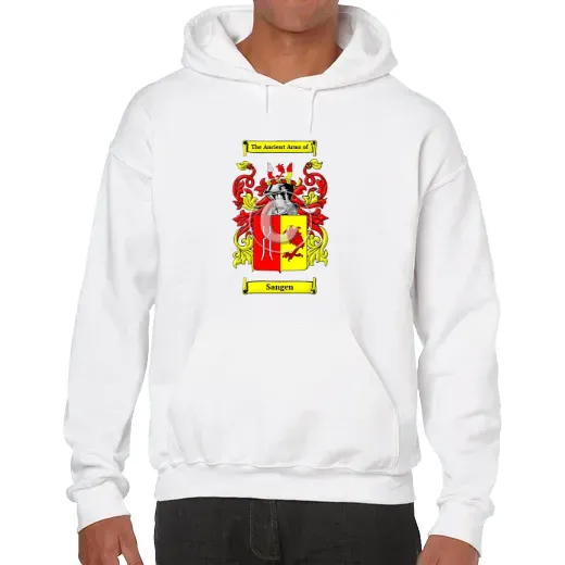 Sangen Unisex Coat of Arms Hooded Sweatshirt