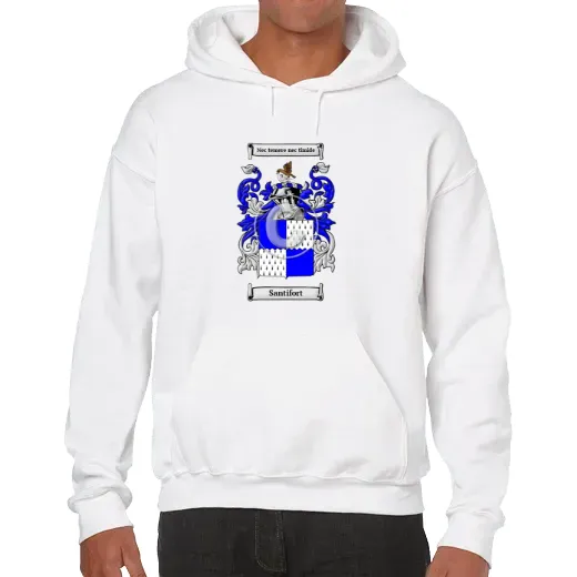 Santifort Unisex Coat of Arms Hooded Sweatshirt