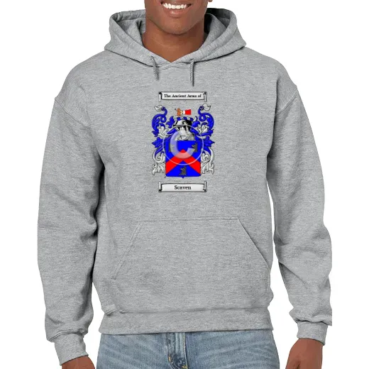 Scaven Grey Unisex Coat of Arms Hooded Sweatshirt