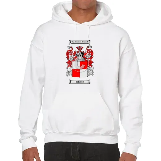 Schotte Unisex Coat of Arms Hooded Sweatshirt