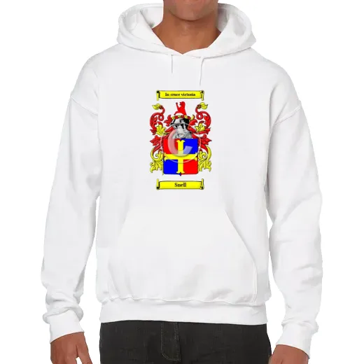 Snell Unisex Coat of Arms Hooded Sweatshirt