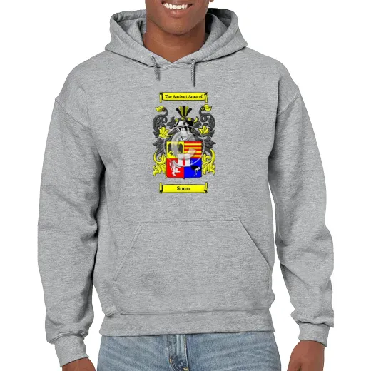 Snurr Grey Unisex Coat of Arms Hooded Sweatshirt
