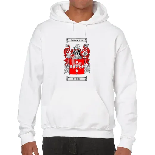 St'clair Unisex Coat of Arms Hooded Sweatshirt