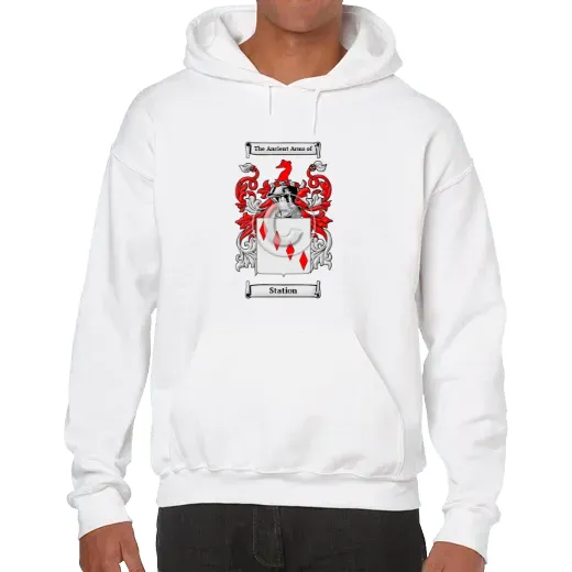 Station Unisex Coat of Arms Hooded Sweatshirt