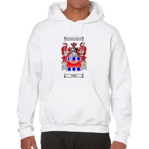 Table Unisex Coat of Arms Hooded Sweatshirt