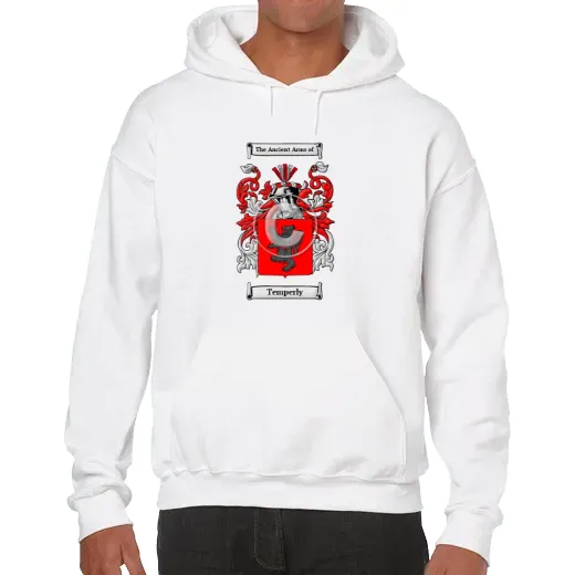 Temperly Unisex Coat of Arms Hooded Sweatshirt