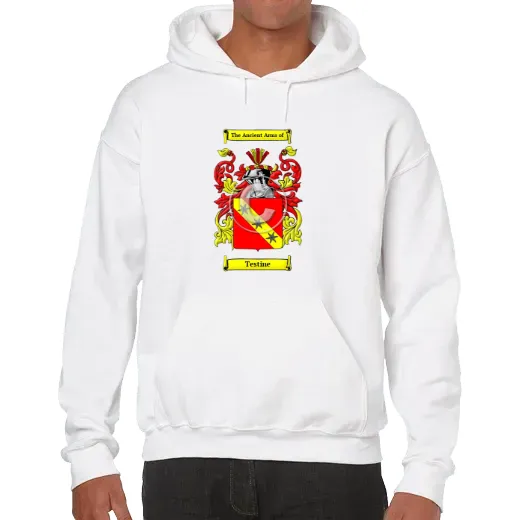 Testine Unisex Coat of Arms Hooded Sweatshirt