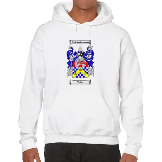 Tollet Unisex Coat of Arms Hooded Sweatshirt