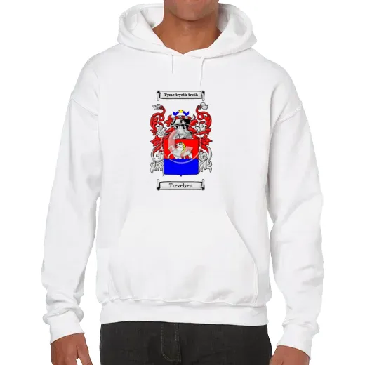 Trevelyen Unisex Coat of Arms Hooded Sweatshirt