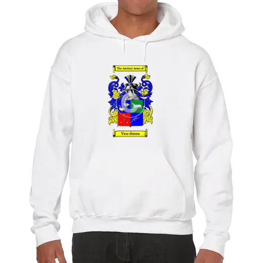 Van-doorn Unisex Coat of Arms Hooded Sweatshirt