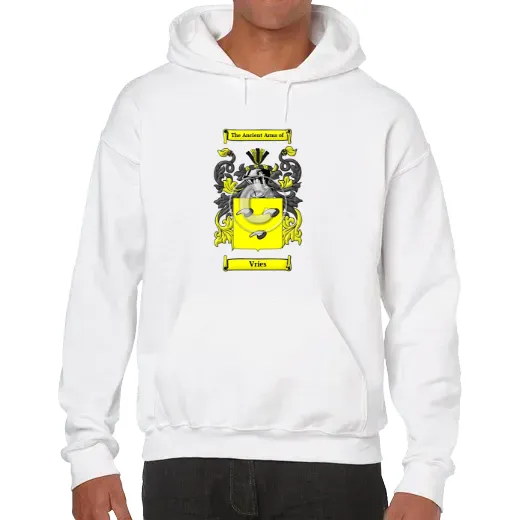 Vries Unisex Coat of Arms Hooded Sweatshirt