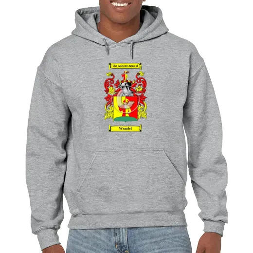 Wandel Grey Unisex Coat of Arms Hooded Sweatshirt