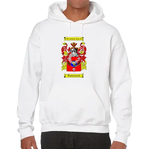 Watterworth Unisex Coat of Arms Hooded Sweatshirt