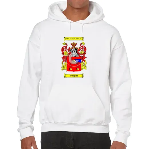 Weigum Unisex Coat of Arms Hooded Sweatshirt